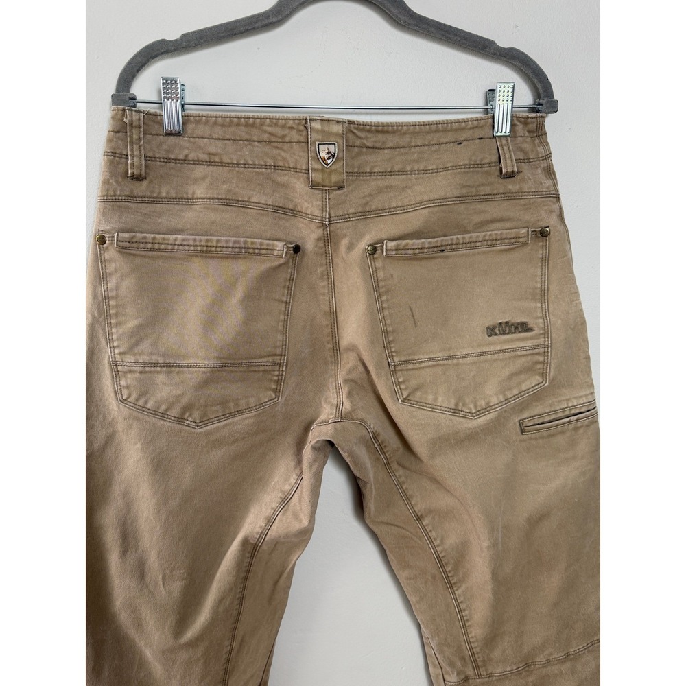 KUHL Rydr Pants Men 32x32 Vtg Patina Dye Outdoor Rugged Articulated Knee Utility - Picture 2 of 14